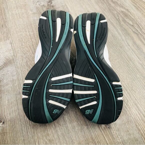 New Balance 496 V2 White Blue Athletic Running Shoes Sneakers Womens Size 7 - Picture 8 of 12